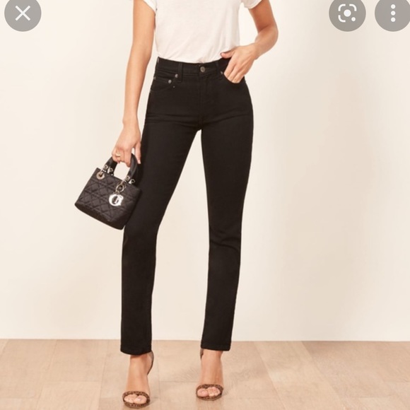 Reformation Black High Rise Women Jeans - Picture 3 of 3